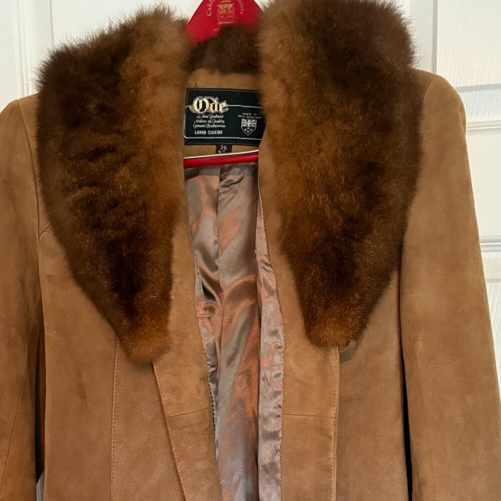 Ladies Ode New Zealand Genuine Leatherwear Jacket